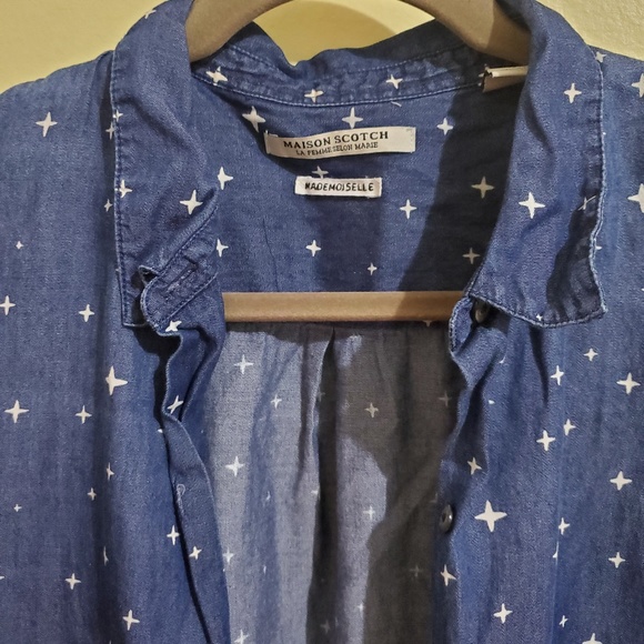 Scotch & Soda Chambray Star Button Up - Picture 5 of 8